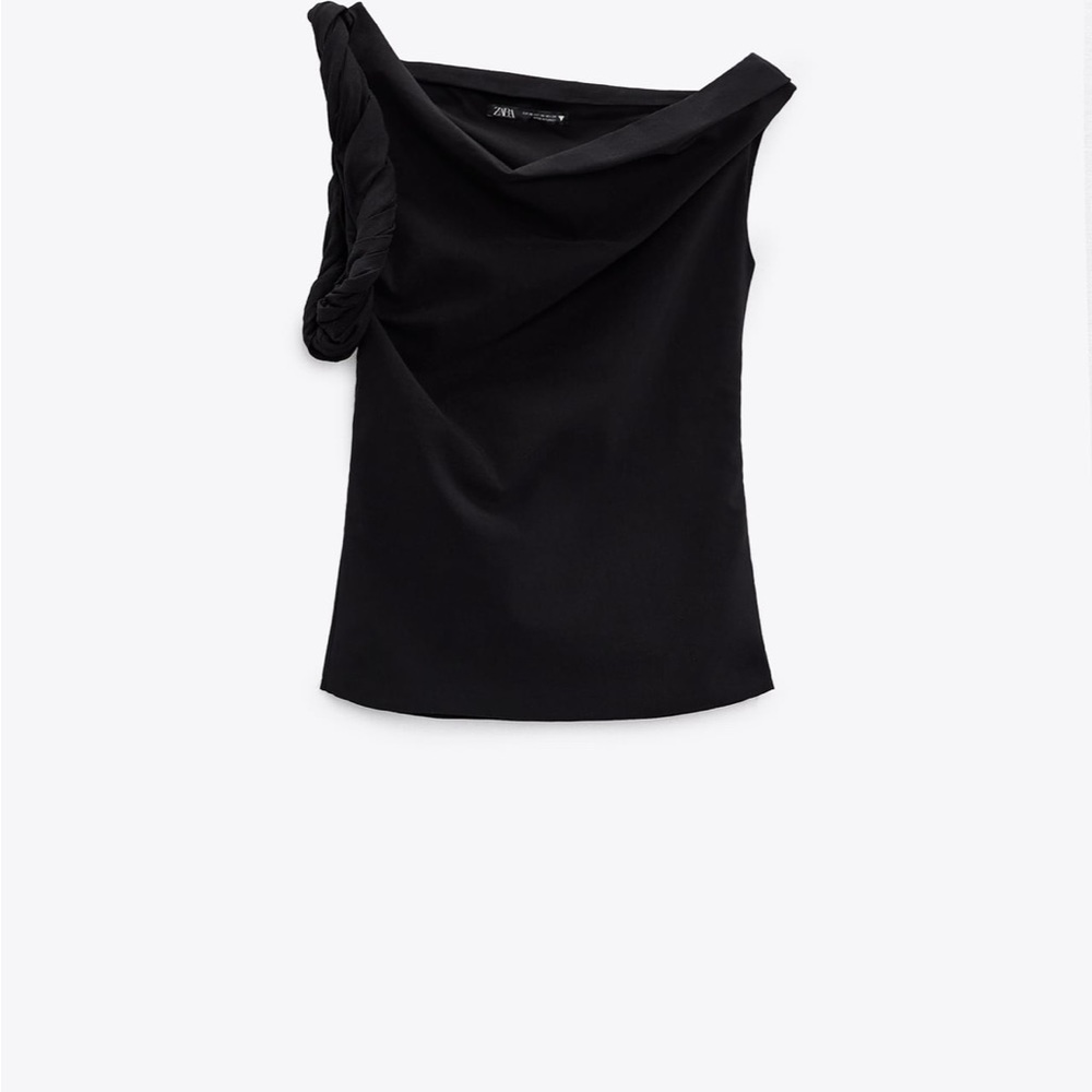 Zara Twisted Asymmetrical Top